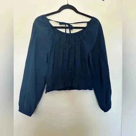 Madewell Georgia Tie Back Top - Picture 5 of 9